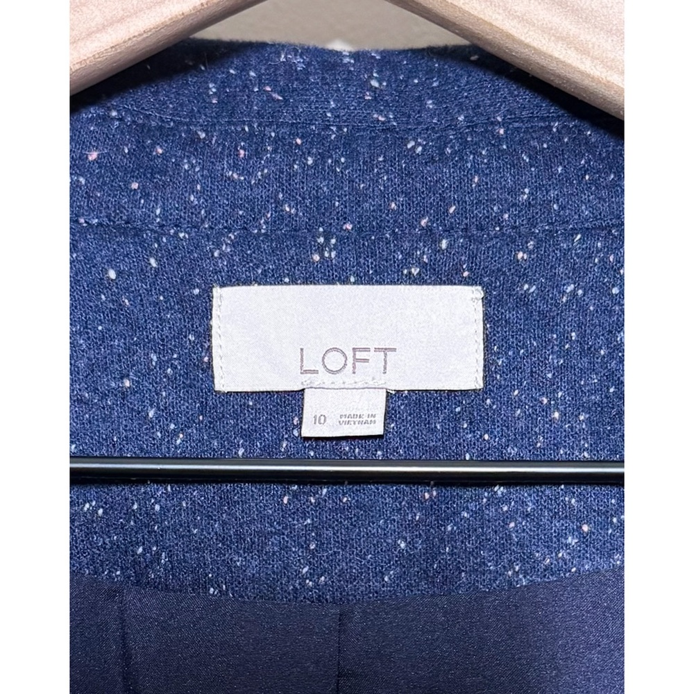 LOFT Speckled Button Blazer Women’s Size 10 - Picture 5 of 6